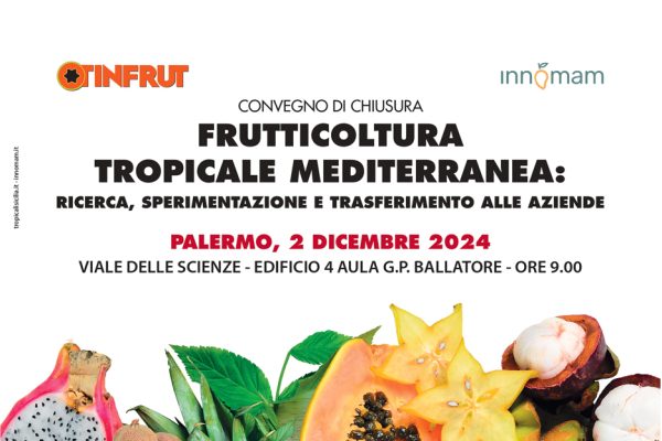 Convegno di chiusura del progetto TINFRUT. Frutticoltura tropicale mediterranea: ricerca, sperimentazione e trasferimento alle aziende